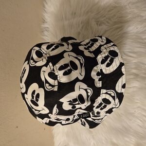 Disney Nuff Mickey Mouse Black and White Kids Bucket Hat Cap